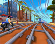 Railway runner-3D j HTML5 jtk
